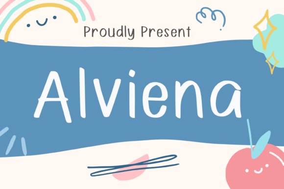 Alviena: A Sweet and Friendly Display Font for Your Brand