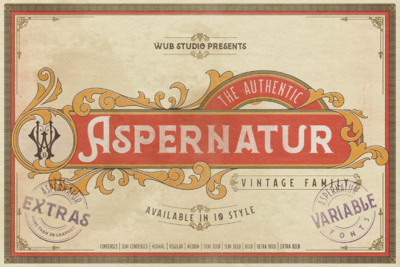 Aspernatur: A Bold Display Font for Modern Web Design
