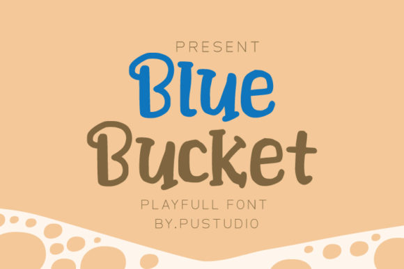 Blue Bucket: A Refreshing Display Font for Editorial Design