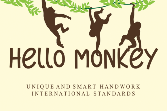 Boost Your Brand with Hello Monkey: A Charming Display Font