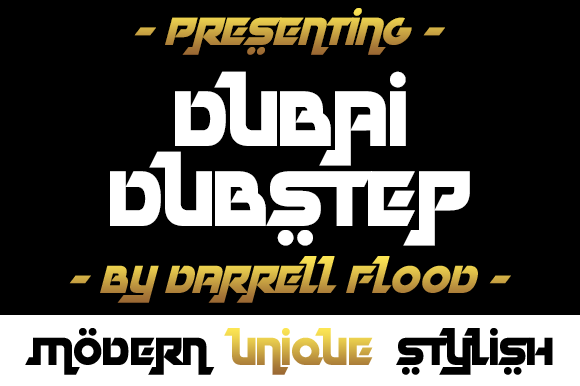 Captivate Your Audience with Dubai Dubstep Font