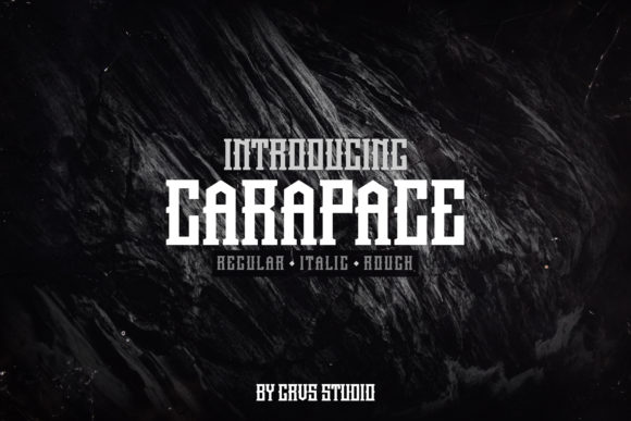 Carapace: A Bold and Versatile Display Font