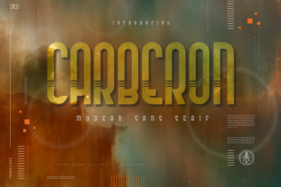 Carberon: A Sharp and Inspiring Display Font for Branding