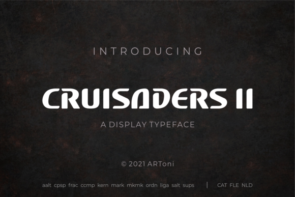 Cruisader II: A Bold and Dynamic Display Font for Web Design