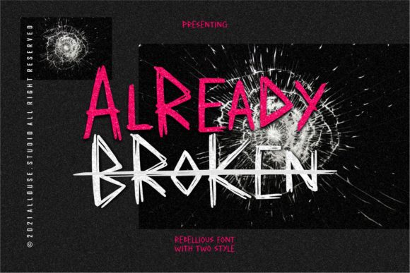 Discover Already Broken: A Bold Typeface for Editorial Design