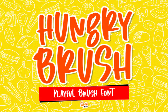 Discover Hungry Brush: A Playful Display Font for Editorial Design