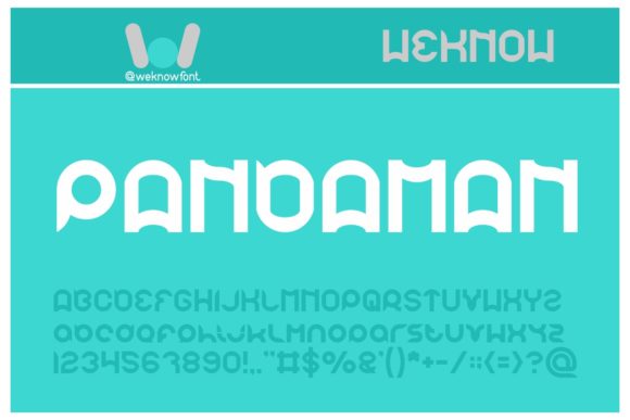 Discover Pandaman: A Bouncy and Quirky Display Font