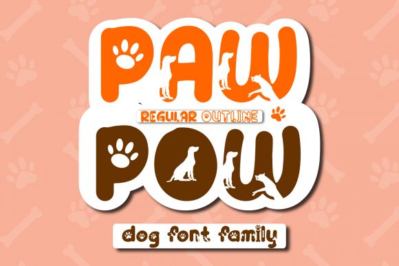 Discovering Paw Pow: A Charming Display Font for Your Editorial Needs