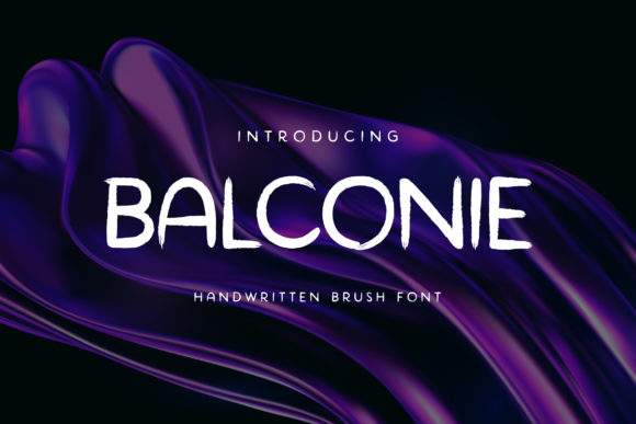 Enhance Your Brand with Balconie: A Fun Brushed Display Font