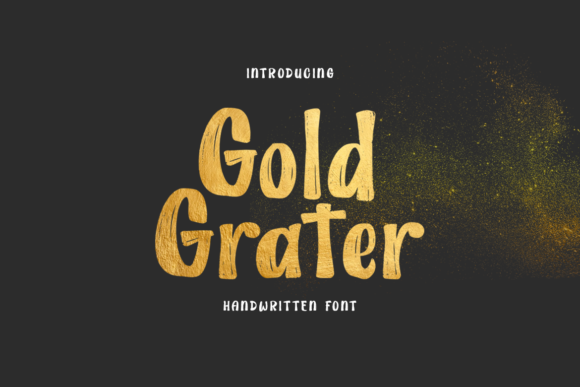 Enhance Your Editorial Design with Gold Grater Font