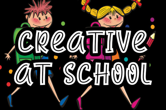 Enhancing Editorial Design with Creative at School Font