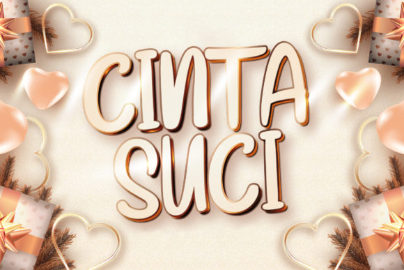 Exploring Cinta Suci: A Lovely and Fresh Display Font