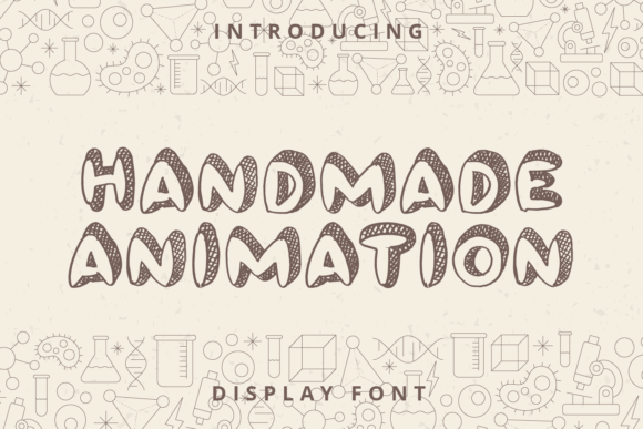 Handmade Animation: A Charming Display Font for Creative Campaigns