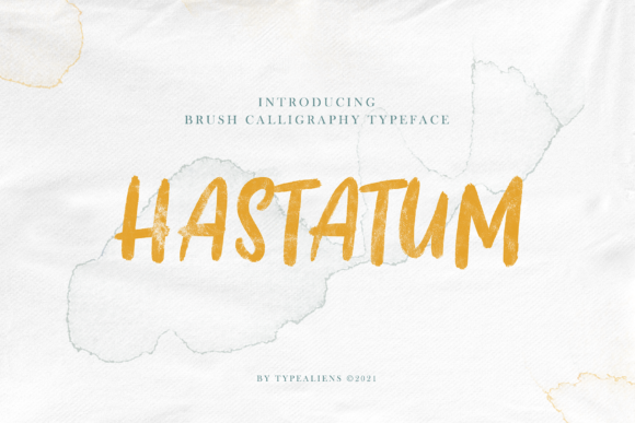 Hastatum: A Friendly Brushed Display Font for Engaging Campaigns
