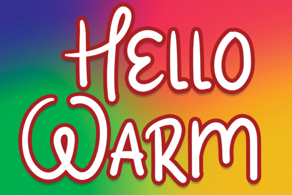 Hello Warm: A Charming Display Font for Web Design