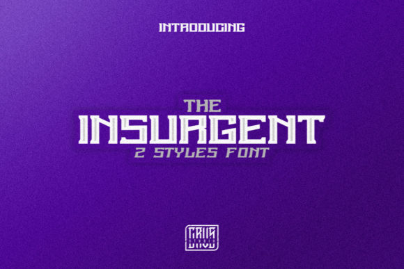 Insurgent: A Bold and Distinct Display Font for Editorial Design