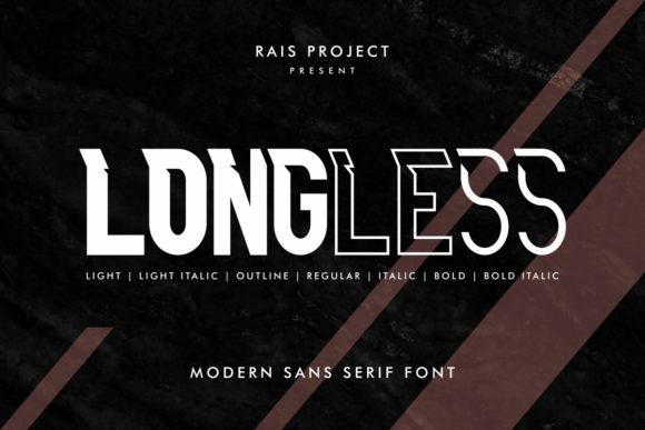 Longless: A Bold and Futuristic Font for Modern Branding