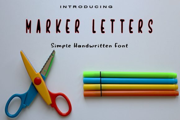 Marker Letters: A Cool and Natural Display Typeface