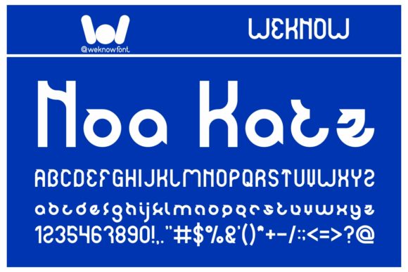 Noa Katz: A Bold Techno Display Font for Web Design