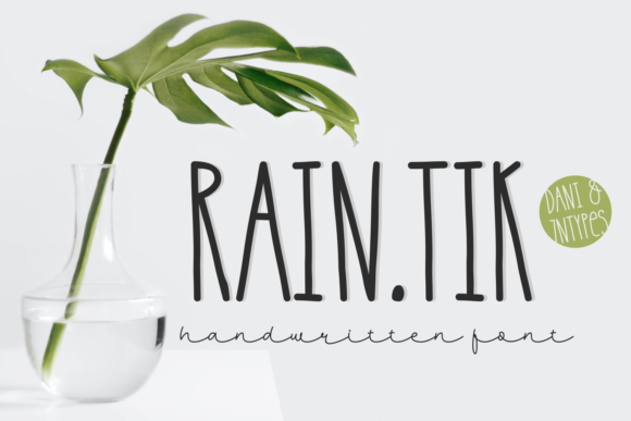 Raintik: A Bold and Expressive Typeface