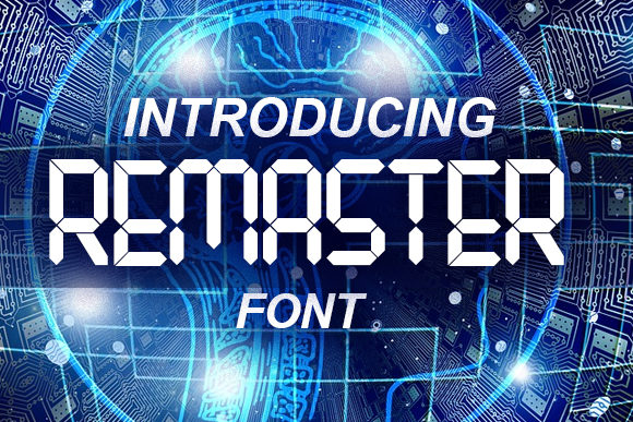 Remaster: A Unique Display Font for Eye-Catching Campaigns