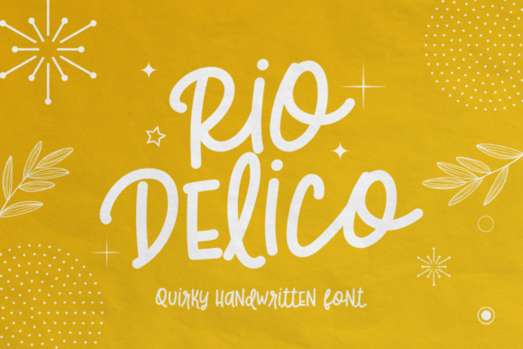Rio Delico: A Cheerful Display Font for Vibrant Publications