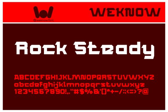Rocksteady: A Bouncy Font for Fresh Branding