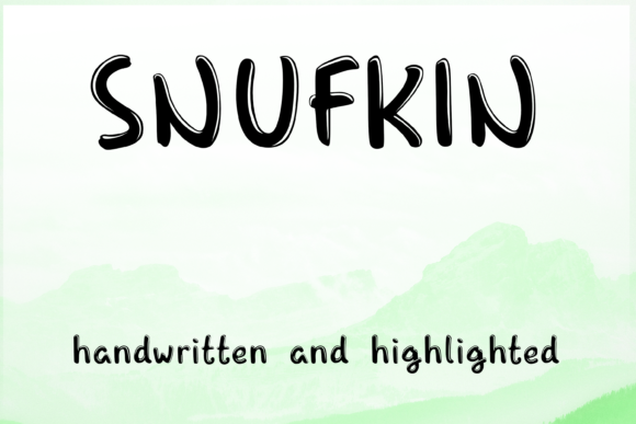 Snufkin: A Playful and Clean Display Font for Web Design