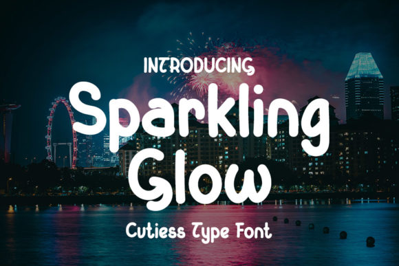 Sparkling Glow: A Charming Font for Crafters and Creators