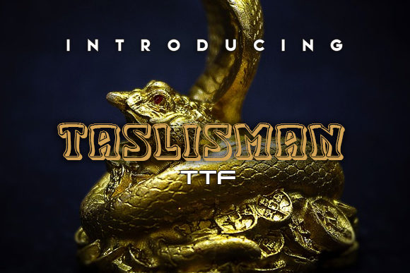 Talisman: A Cool, Sharp Display Font for Creative Projects