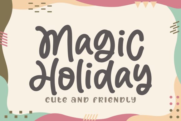 Unleash Creativity with Magic Holiday: A Whimsical Display Font