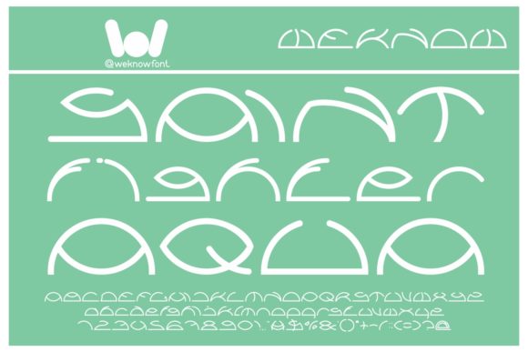 Unleash Creativity with Saint Fighter Aqua Font