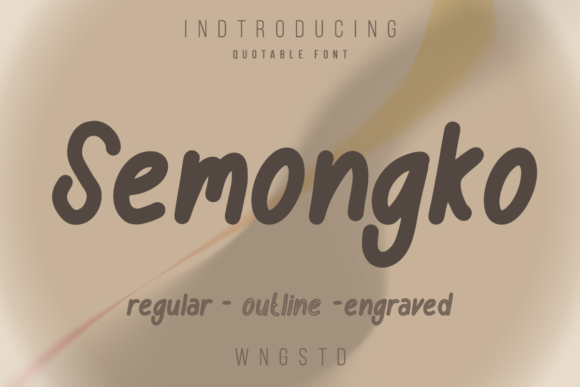 Unlock Creativity with Semongko: A Versatile Display Font
