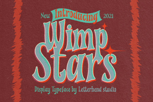 Wimp Stars: A Retro Font for Modern Editorial Design