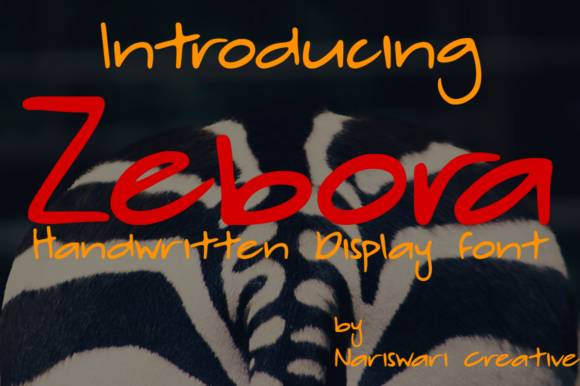Zebora: A Modern and Simple Display Font for Creative Projects